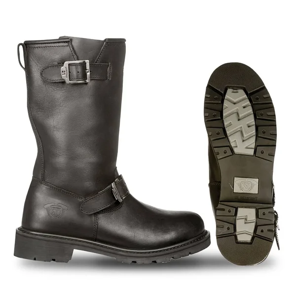 Highway 21 Primary Engineer Boots (9, Black)