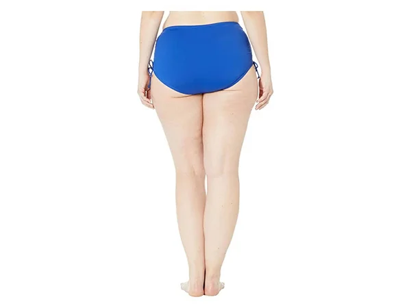 24th & Ocean Plus Size Solids Mid Waist Adjustable Tie Side Pant : 22W