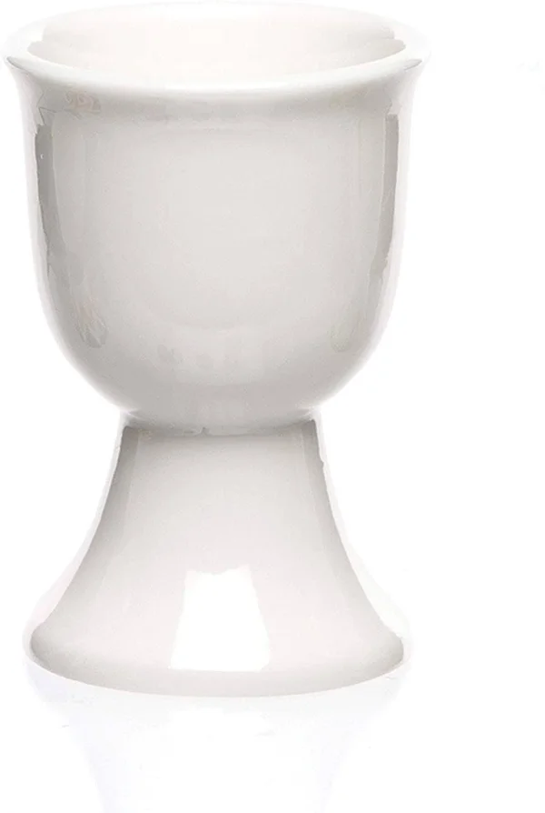 Baker Ross Egg Cups, Easter Crafts for Kids to Decorate, Personalise and Use (Box of 4), 70mm, White