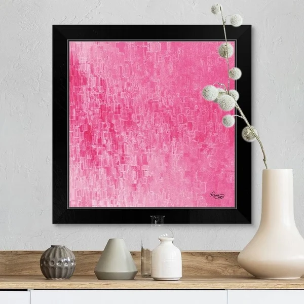 Glory Two Black Framed Print - Wood - Square - All Seasons - Rectangle - 1 Piece - 16 x 16 - Includes Hardware