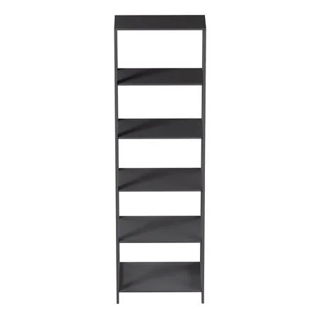 Hastings Home 471355Mzh Ladder-Style 5-Tiered Bookcase, Gray