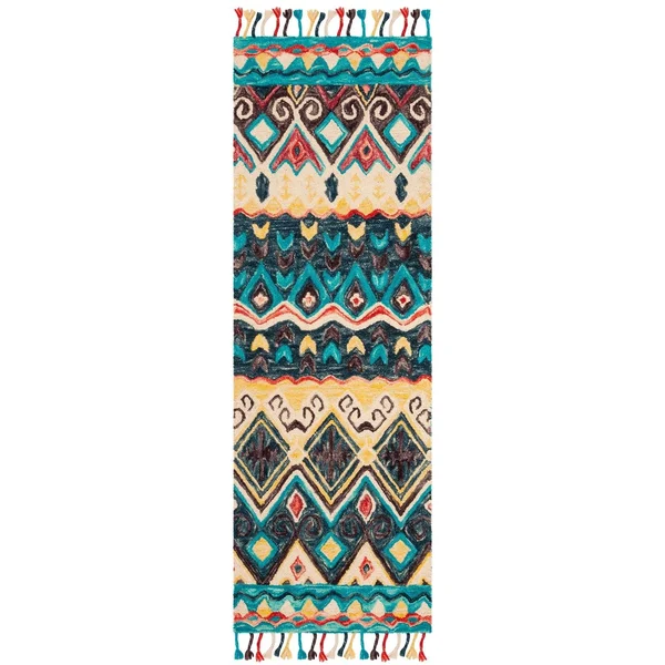 Safavieh Aspen Blue/Red 6 ft. x 9 ft. Area Rug