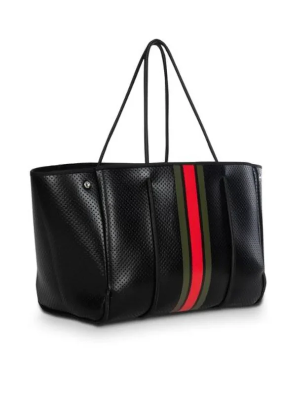 Haute Shore, Greyson Milan - Neoprene Tote Bag, Saddle Brown
