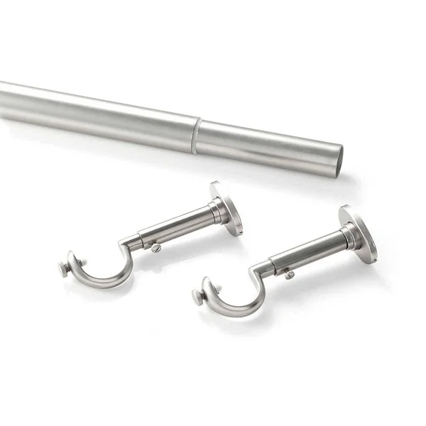 Pine Cone Hill - Stockbridge Satin Nickel Curtain Rod