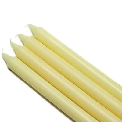 Straight Taper Candle Zest Candle Color: Ivory, Pack Size: 144