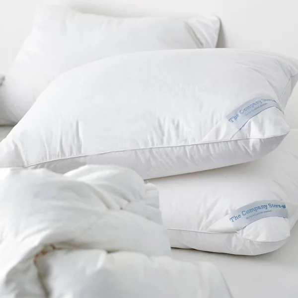 The Company Store Lacrosse LoftAIRE Hypoallergenic Medium Down Alternative Standard Pillow, White