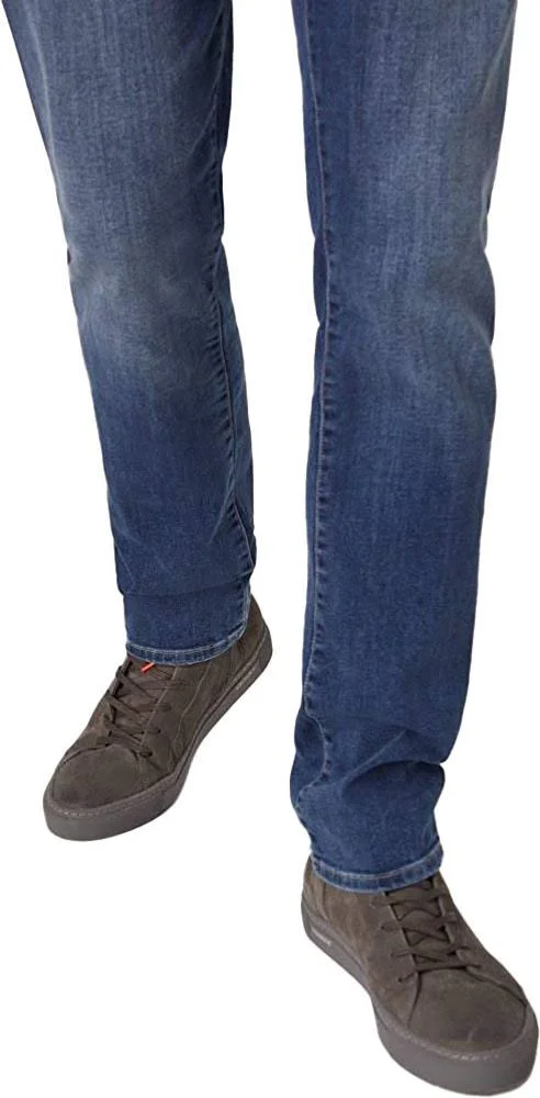 Mavi Jeans Jake Slim in Mid Foggy Williamsburg Jeans - Blue