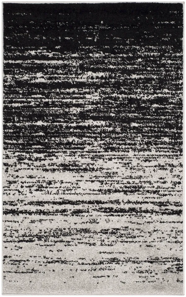 Safavieh Adirondack ADR113A Silver/Black 8& x 8& Square Area Rug