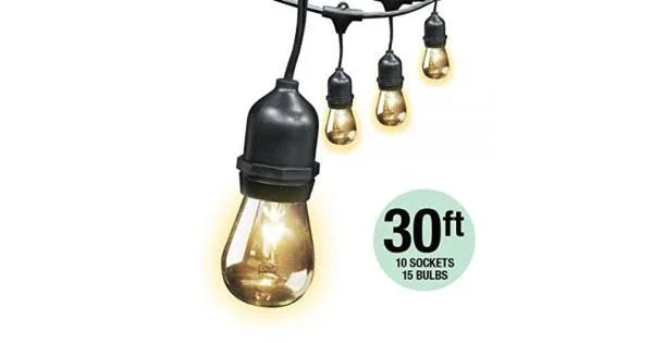 Feit Electric 30ft Outdoor String Lights (30 Feet) 30 ft