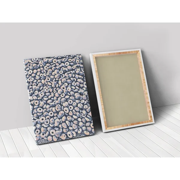 36x22 x 24x22 Endless Shells Premium Stretched Canvas by Amrita Sen in Multi-Color