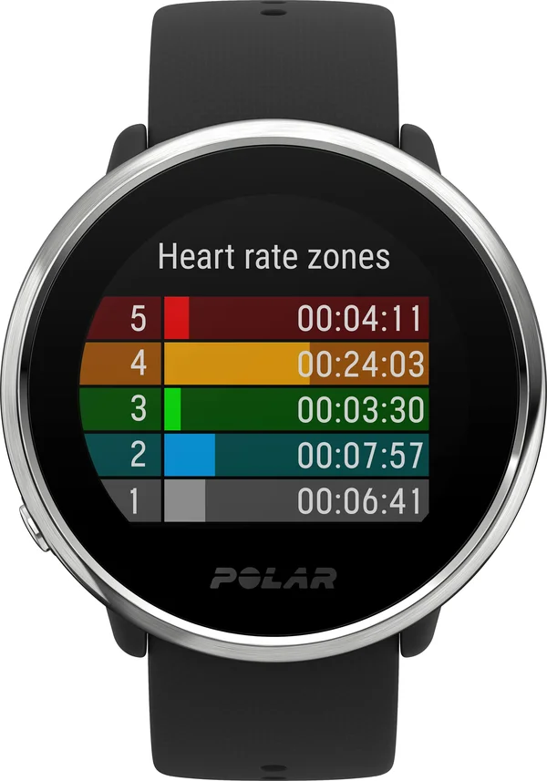 Polar Ignite - Fitness Watch, Black-Silver