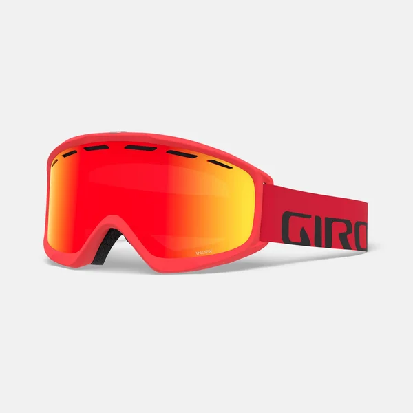 Giro Index OTG Snow Goggle - Red Wordmark - Vivid Ember