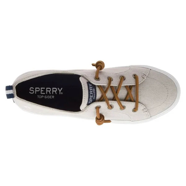 Women's Sperry Crest Vibe Linen Sneakers, Oat, Size 8 1/2