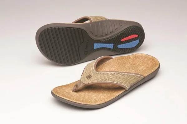 Spenco Women's Yumi Sandal, Straw/Java/Cork