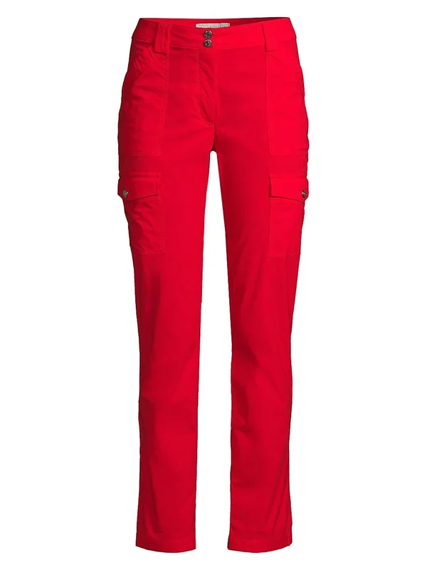 Anatomie Kate Cargo Slim Fit Red Small, Red