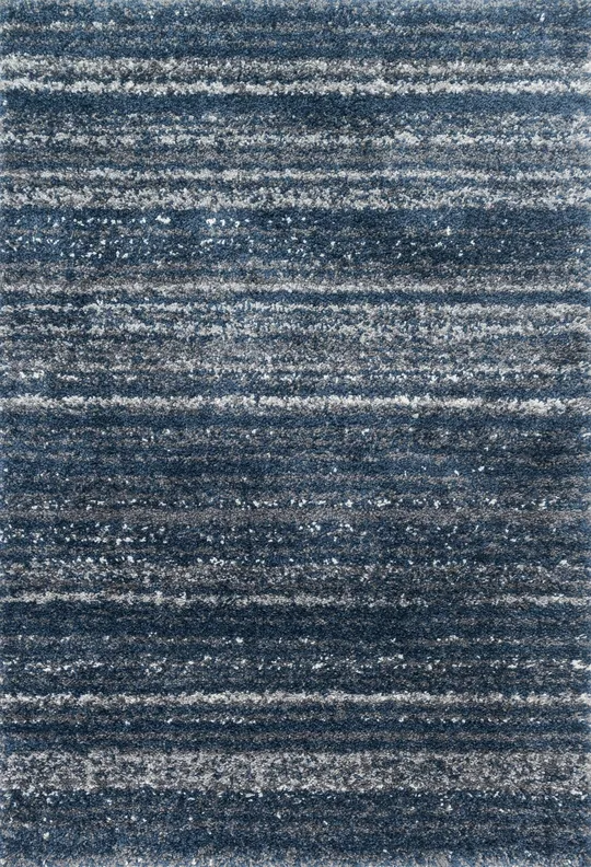 Loloi Quincy QC-05 2&3x22 x 4& Navy, Pewter Rug