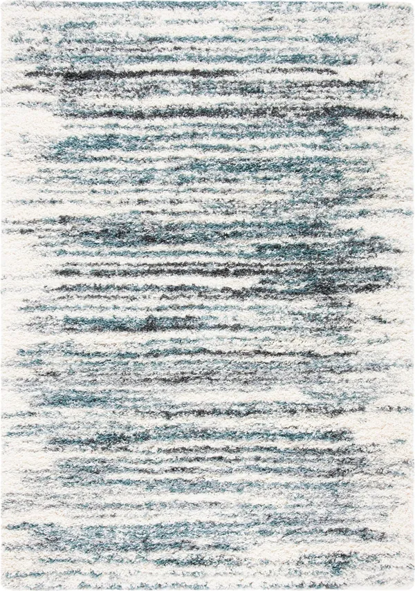 Safavieh Fontana Shag 800 FNT850B Rug 5&3x22x7&6x22 Rug