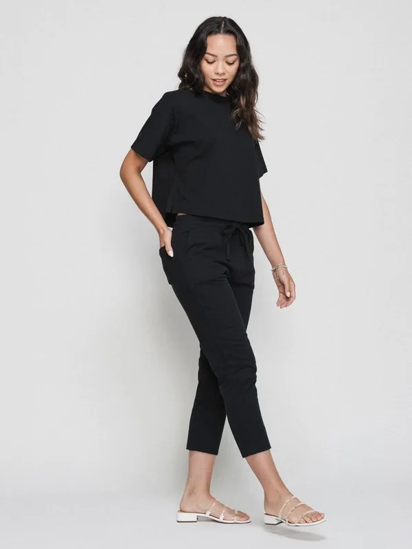 Women's Relaxed Joggers - CALPAK Onyx, Xs