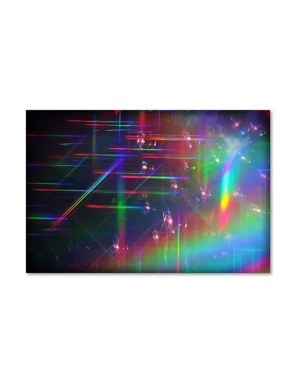 Trademark Fine Art Beata Czyzowska Young 'Rainbow Logistics IV' Canvas Art - Multi - Size: 22 x 32