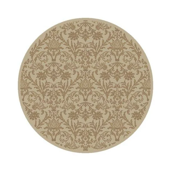 Concord Jewel Damask Rug Ivory