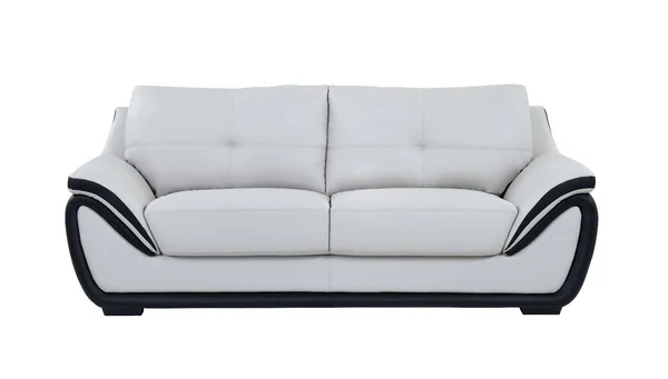 Natalie Light Grey/Black Sofa from Global Furniture USA