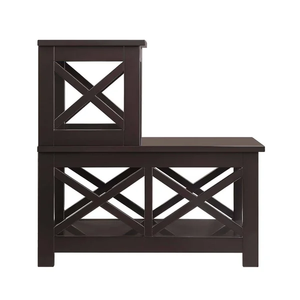 Convenience Concepts Oxford 2 Step Chairside End Table, Espresso