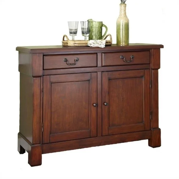 Home Styles 5520-61 36x22 Aspen Buffet, Rustic Cherry
