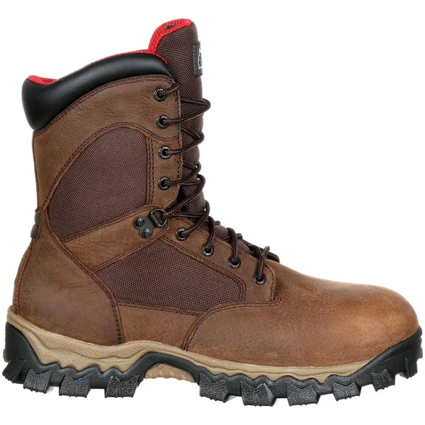 Men's Rocky AlphaForce Composite Toe Waterproof Insulated Boot - Brown