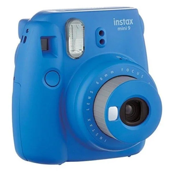 Fujifilm Instax Mini 9 Instant Film Camera (Cobalt Blue) + Fujifilm Instax Mini Twin