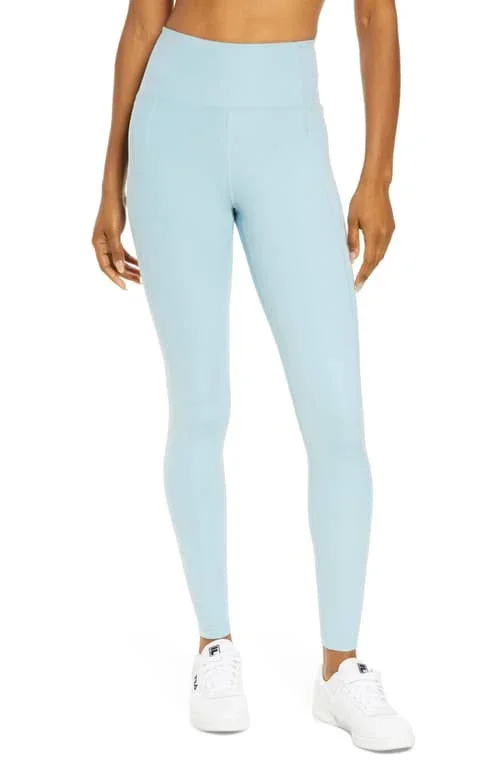 Women's Girlfriend Collective High Waist Full Length Leggings, Size Small - Blue