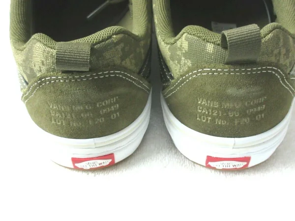 Vans Platoon Kyle Walker Pro Skate Shoes - Military - White