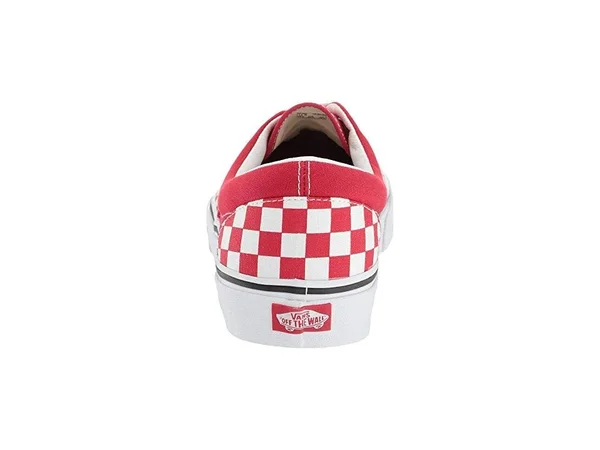Vans Era (Checkerboard Racing Red/True White) Men's Skate Shoes-10