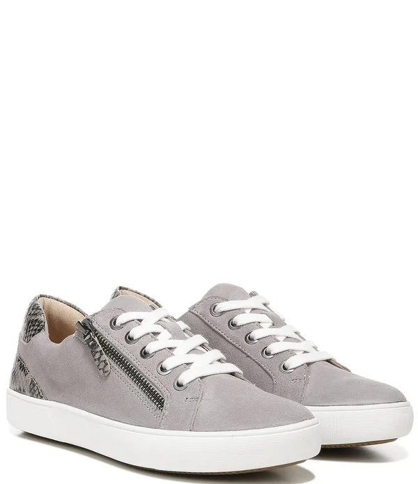 Naturalizer Macayla Sneakers - Pelican Grey Leather