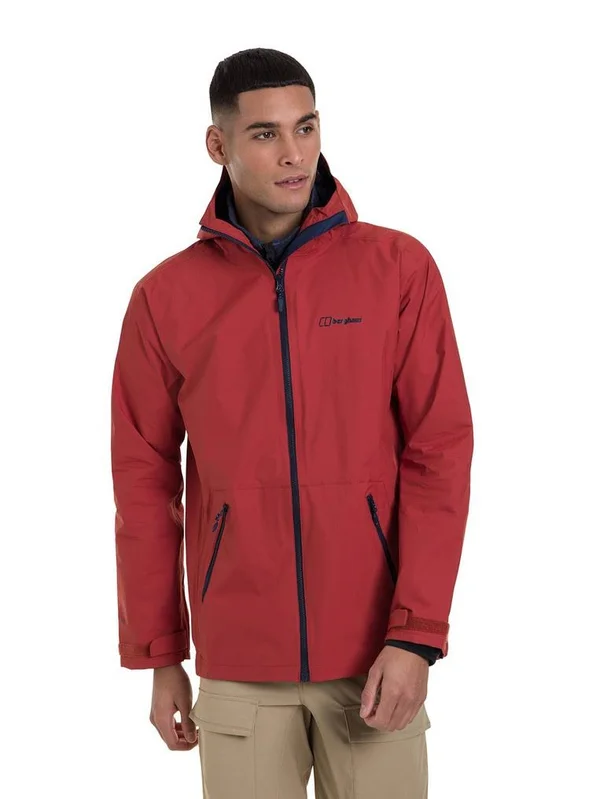 Berghaus Deluge Pro 2.0 Mens Waterproof Jacket Red Ochre S
