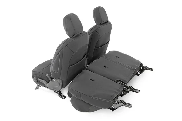Rough Country Neoprene Seat Covers - Front & Rear (Black) - 91012