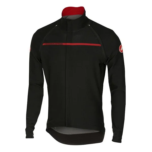 CASTELLI Perfetto Convertibile Light Jacket/ Short Sleeve Jersey, black Light Jacket, for men, size L, Cycle jacket, Cycle cloth
