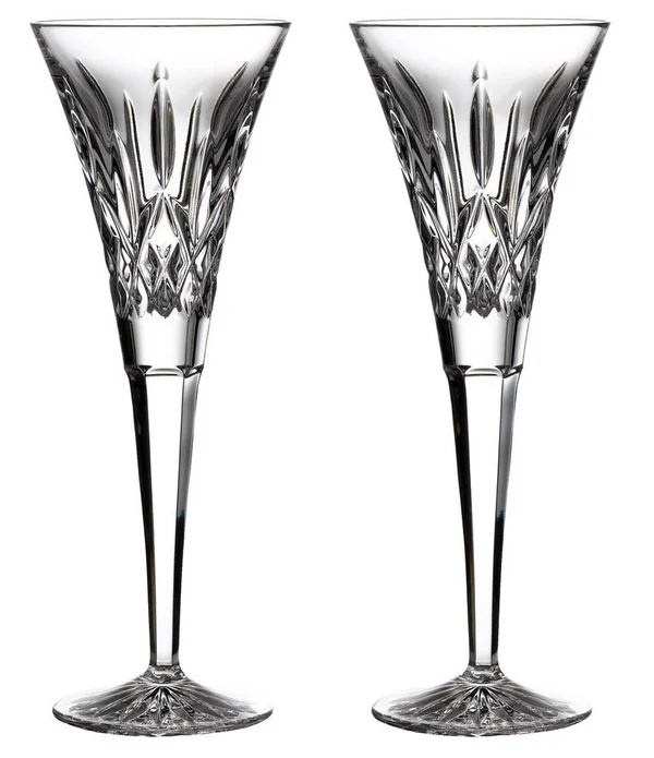Waterford Lismore Toasting Flute Pair