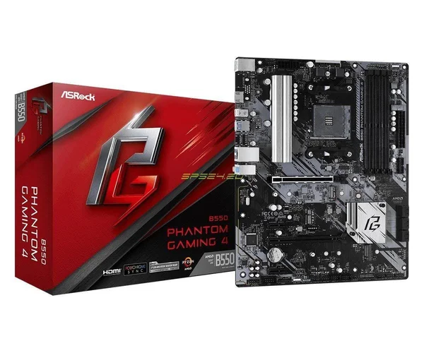 ASRock B550M Phantom Gaming 4 Socket AM4 Micro ATX AMD B550