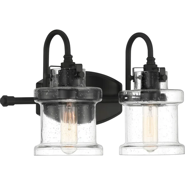 Quoizel Lighting DNY8602EK Danbury Bath 2 Light Earth Black