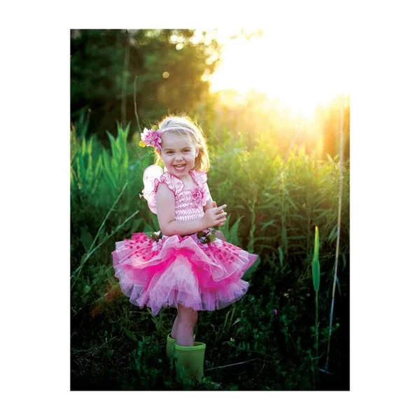 Pink Deluxe Fairy Bloom Dress - Size 3-4