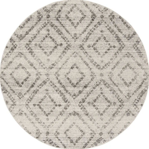 Safavieh Adirondack ADR131C Area Rug Light Grey - Grey 6& x 6& Square