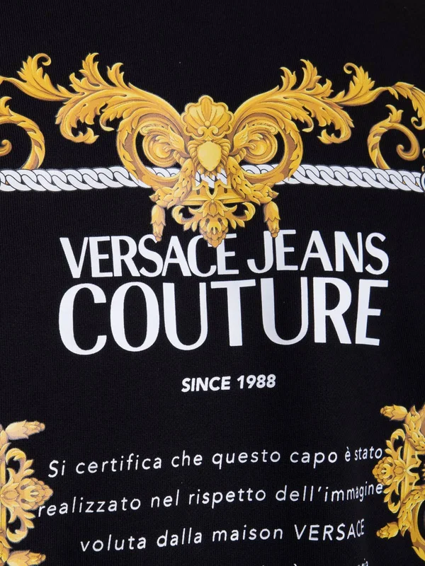 Versace Jeans Couture Logo Sweatshirt Black