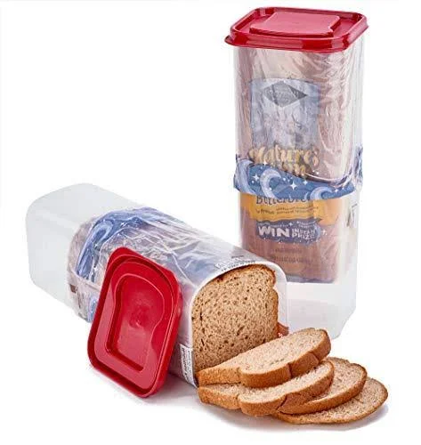 Buddeez Bread Buddy 2 Pack Set w/Red Lids Dispenser - 2 Pieces