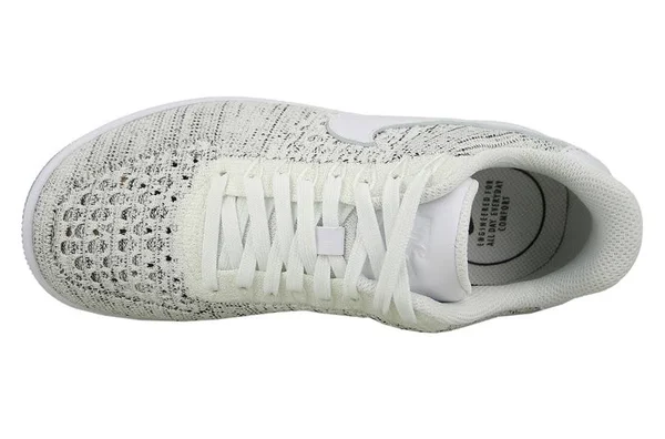 Nike Women's Af1 Flyknit Low Casual Shoe - White