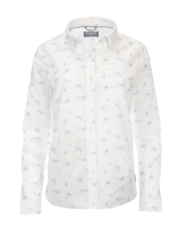 Simms Women's Isle LS Shirt - XL - Laguna