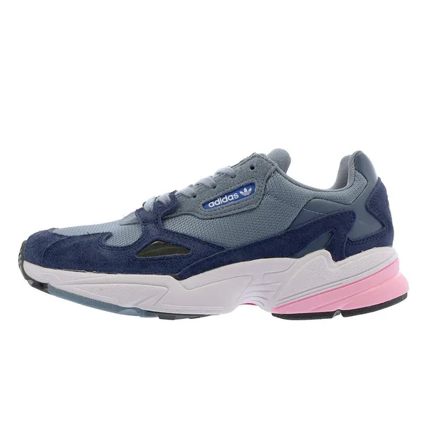 Adidas Women's Originals Falcon Suede Casual Shoes, Raw Grey/Light Pink, 8.5