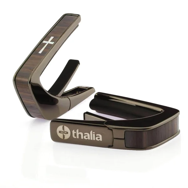 Indian Rosewood & Cross Mop & Black Chrome - Thalia Capo 200