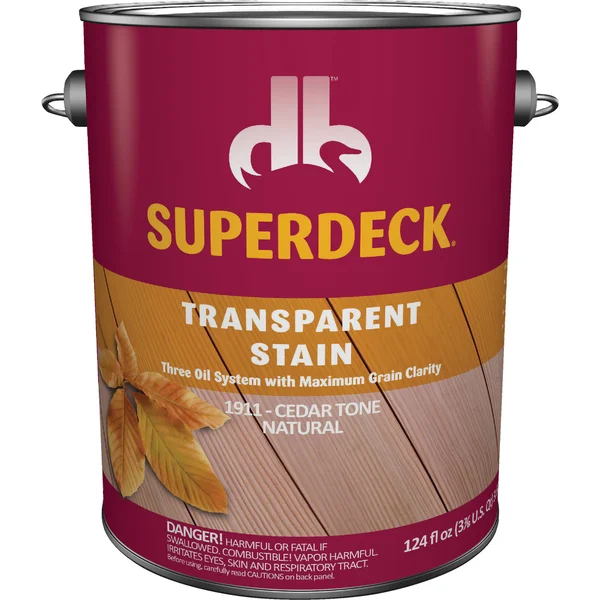 Duckback Products DB-1911-4 Transparent Stain - Cedar Tone