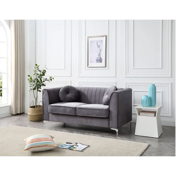 Glory Furniture Delray G793A-L Loveseat - Black