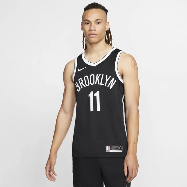 Nike Men's Kyrie Irving Brooklyn Nets Icon Swingman Jersey - Black
